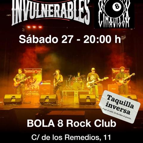 Concierto de Invulnerables en el Bola 8 de Gijón