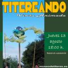 Pájaro hecho con materiales reciclados. Tragaluz títeres.