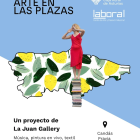Cartel "Arte en las Plazas de Asturias"